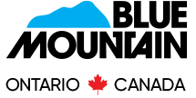 Blue mountain resort logotype